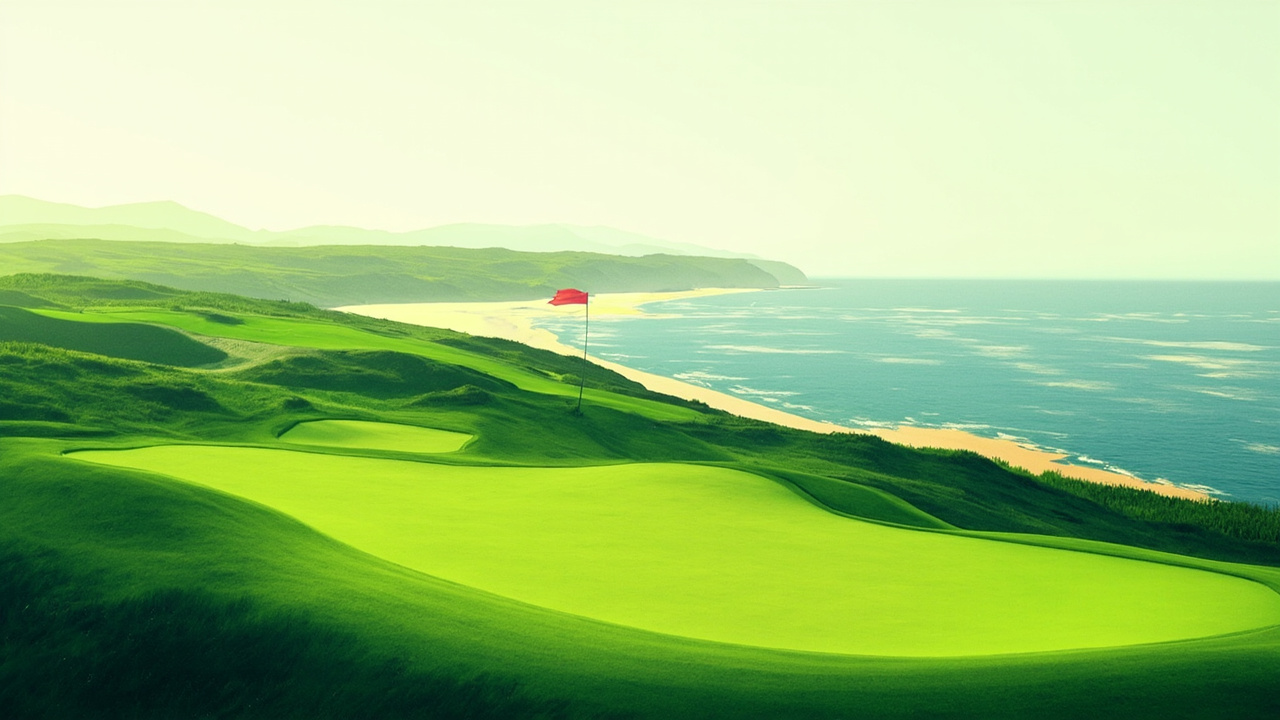 golf de dieppe pourville: défi côtier et vue sur mer