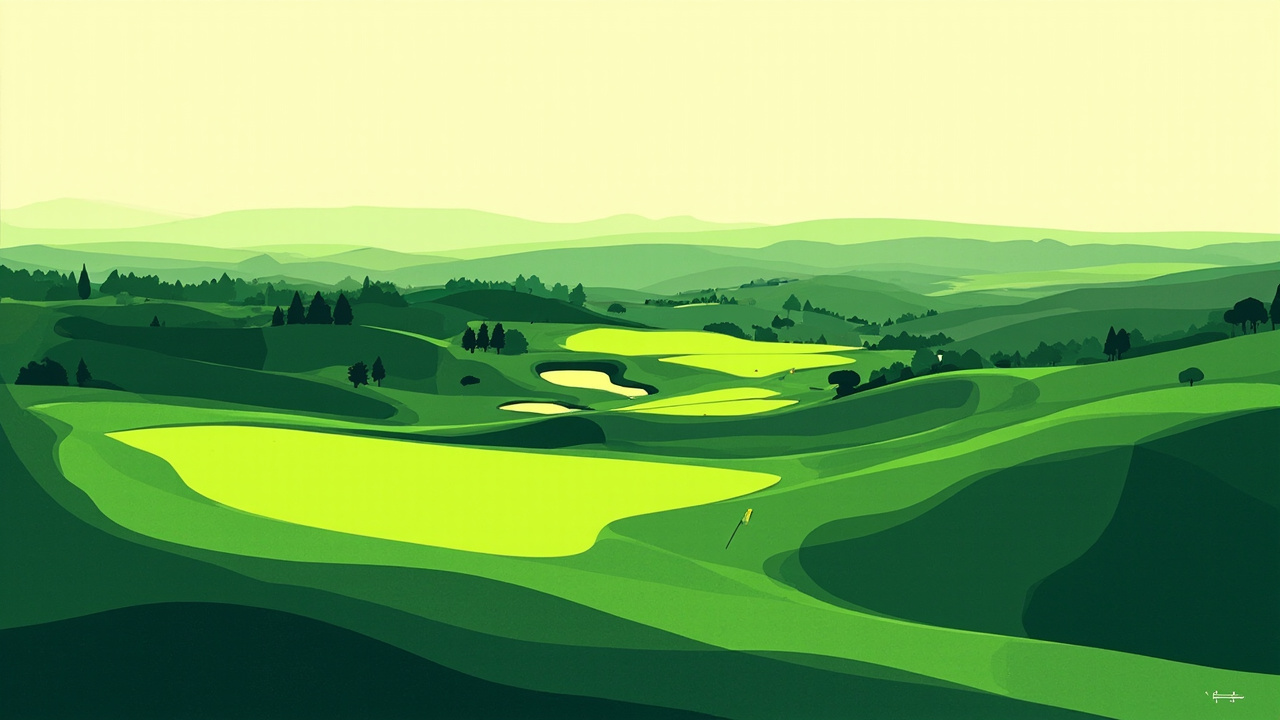 golf de lyon verger: parcours 18 trous, greens roulants