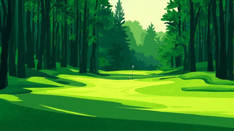 parcours du golf d’apremont: un tracé forestier exigeant