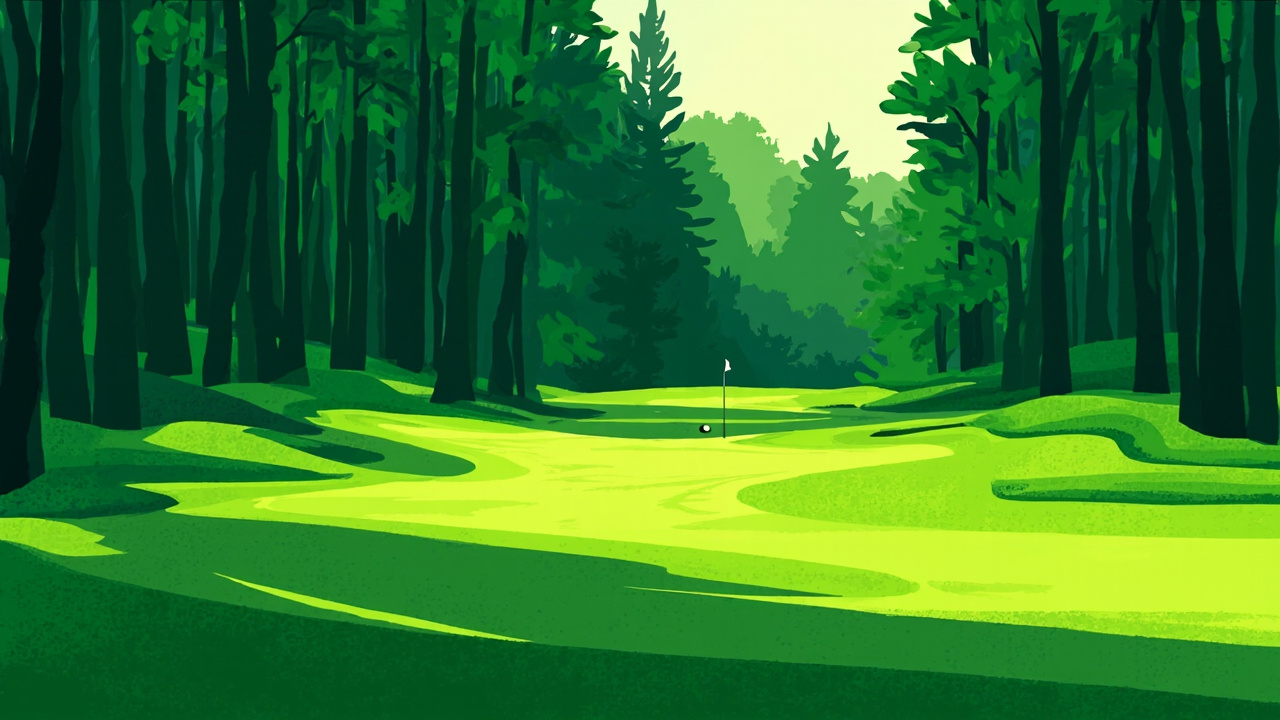 parcours du golf d’apremont: un tracé forestier exigeant