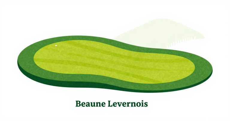 golf de beaune levernois: 18 trous lisible et élégant
