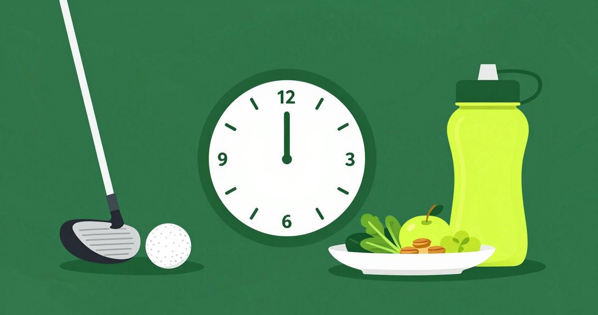 nutrition pour le golf : timing et menus pour performer
